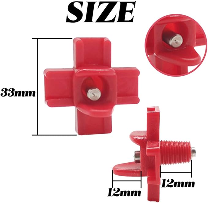 TIHOOD 20PCS Horizontal Side Mount Automatic Poultry Nipples Drinker Waterer for Chicken or Quail