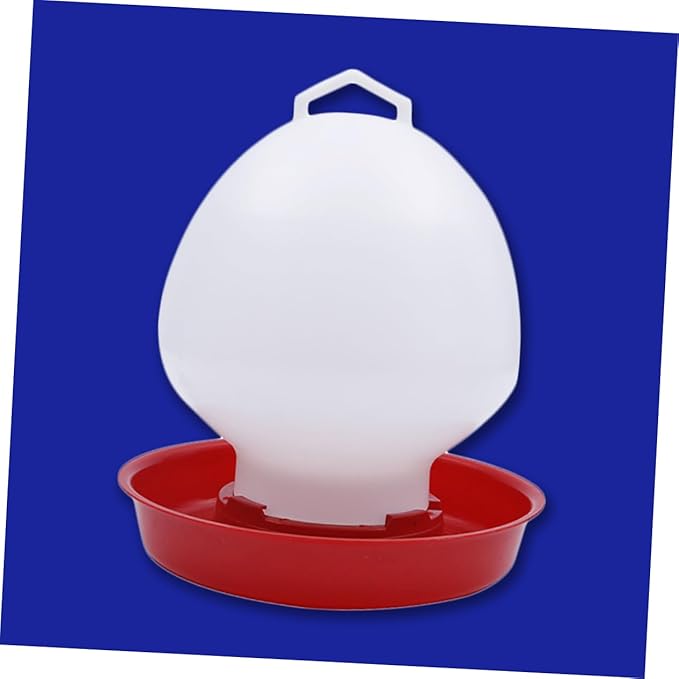 Thickened Plastic Automatic Poultry Water Feeder Dispenser for Chickens Quail Birds Watering System for Home and Commercial Farms Easy to Use Spill Drinker