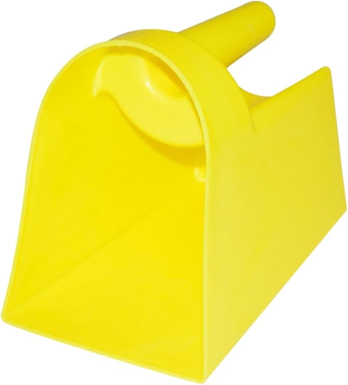 Heavy Duty Grain Scooper, Animal Feed Scooper, Reusable Stackable Feed Scoop for, Horse, Homesteaders
