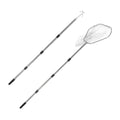 Telescopic Stainless Steel Chicken Catcher Set with Adjustable Net and Hook for Outdoor Farm Use – Portable Poultry Handling Tool for Chickens Ducks and Turkeys