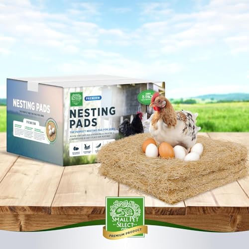 Small Pet Select Chicken Nesting Pads for Hens - Brown, Aspen, 8 Pack, 13x13 in - Image 5