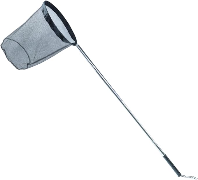 Catch net Small Animal Control net with Stainless Steel Splicing Handle Pole for Small Dogs Feral Cats Rabbits Chickens, Ducks Geese Fish Raccoons Poultry catching Wildlife nets