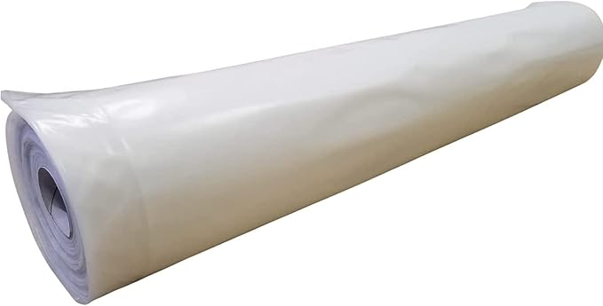Farm Plastic Supply - Clear Greenhouse Plastic Sheeting - 6 mil - (24' x 25') - 4 Year UV Resistant Polyethylene Greenhouse Film, Hoop House Green House Cover for Gardening, Farming, Agriculture