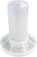 Automatic Chicken Feeder with Ports,No Waste Inside Assembly Feeder Bucket Birds Dispenser for Quails Garden, for 350g Feed
