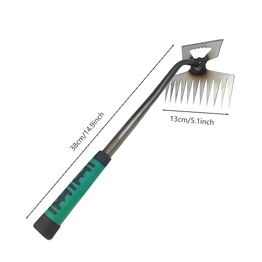3pcs Outdoor Garden Weed Puller Tool with 5/6/11 Teeth Artifact Uprooting Weeding Tool Suitable for Backyard Farm Weeding