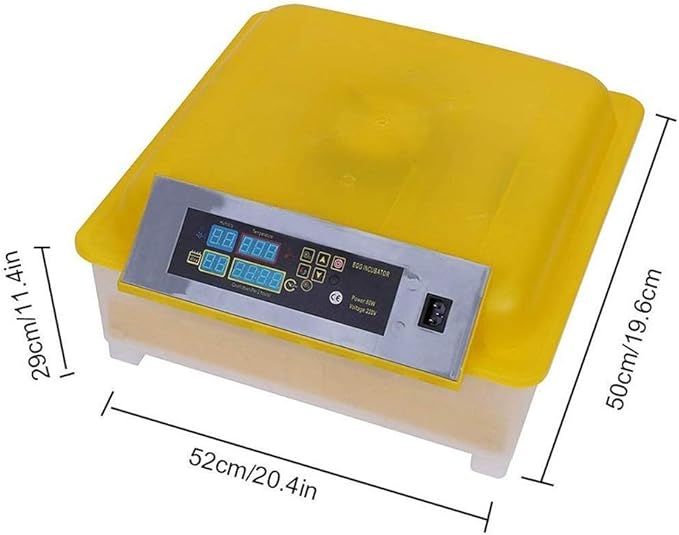 Egg Incubator, Incubators for Hatching Eggs Automatic Turning Digital Temperature Control Poultry 48 Eggs for Chickens Ducks Birds