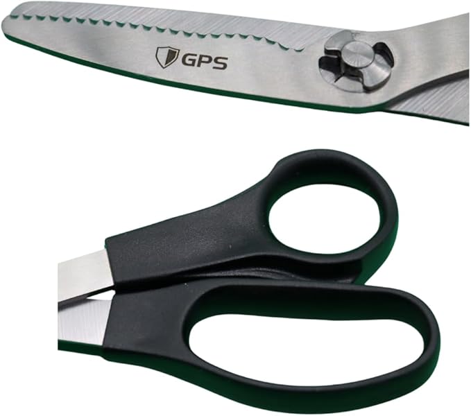 GPS 7"" Take Apart Kitchen Safety Shears, Black Handle, Food Grade, Stainless Steel, Used For Chicken/Poultry/Fish/Meat/Vegetables and More