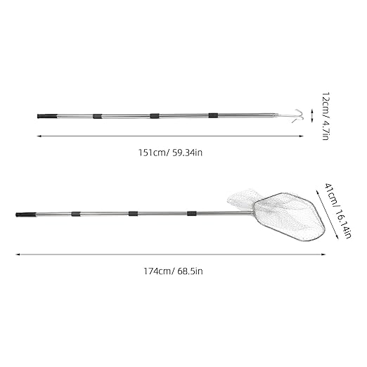 Chicken Catching Net and Stainless Steel Pole Set for Outdoor Poultry Handling – Adjustable, Thickened Mesh Poultry Catcher with Hook for Chicken Coop and Farm