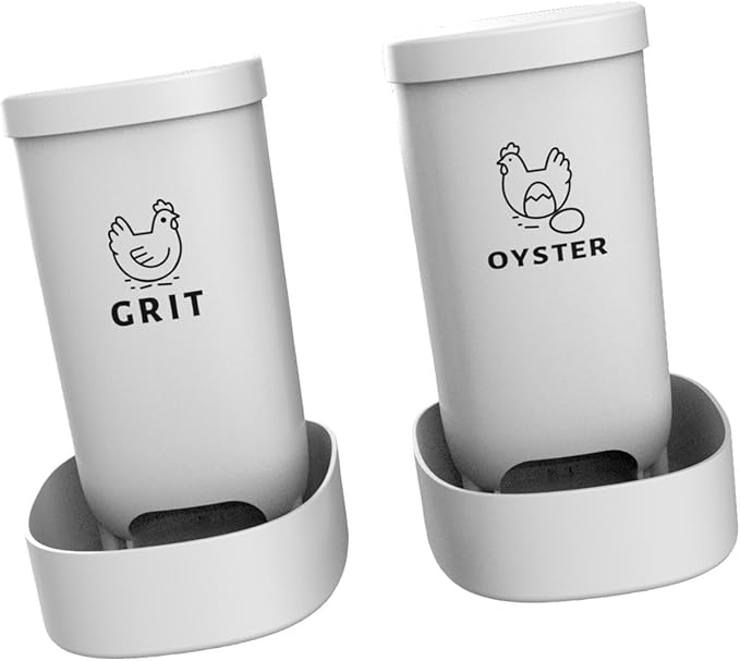2Pcs Chick Feeders Chicken Starter Kit Duck Bird Heavy Duty Easy Cleaning Automatic Quail Hen Leakproof Feeder