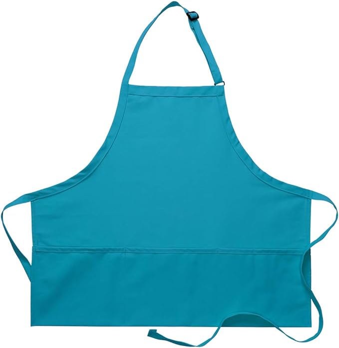 DayStar Apparel 200XL Extra Large Three Pocket Bib Apron