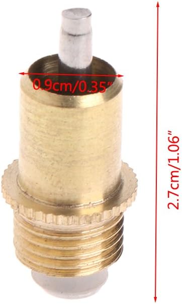 5 Pieces Chicken Waterer Nipples Automatic Poultry Watering Drinker Nipples Brass Nipples for Chicken Ducks Turkey