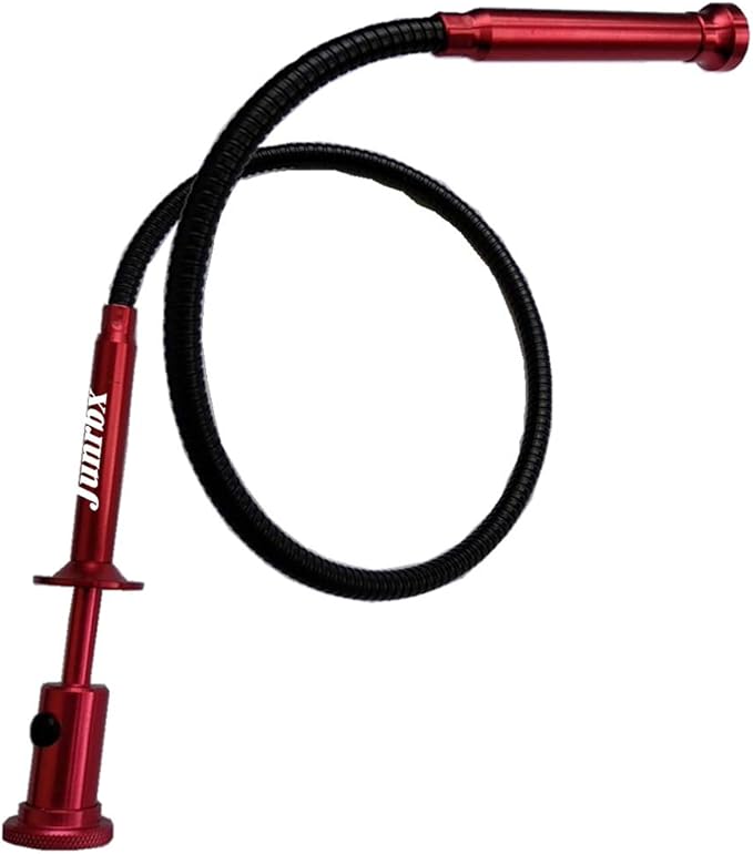 Stereotype four-claw magnetic gripping tool with LED light stainless steel spring can be fixed in different shapes without bounce 2 in 1 magnetic pickup (Directional four-jaw picker-03)