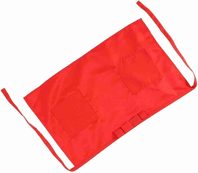 Ymiko Apron, Half Length Aprons With Pockets for Kitchen or Serving