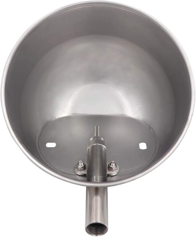 Stainless Steel Automatic Pig Waterer System Automatic Waterer for Pig Water Bowl Heavy Duty (L)