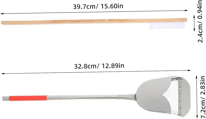 ibasenice 2pcs Efficient Bird Cage Cleaning Brush Set Brush Scoop Small Animal Cage Accessory Pet Bird Cleaning Tools