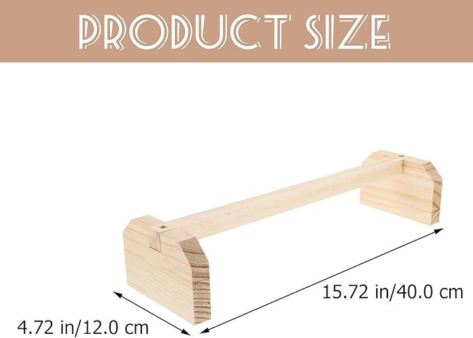 Popetpop Chicken Perch - Wooden Roosting Bar for Coop and Brooder Bird Perch for Large Bird Baby Chicks Pollos Gallinas Polluelos Parrots Wooden Parrot Stand Versatile Plaything Birds