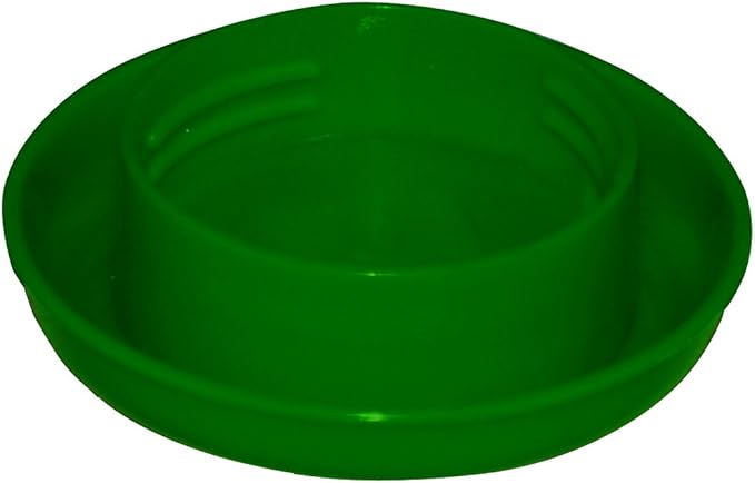Harris Farms Screw-On Poultry Watering Base for Quart Jar, Green