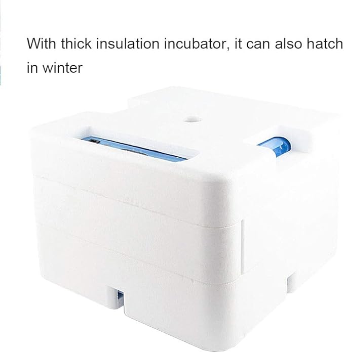 Egg Incubator Automatic Temperature Humidity Control 128 Digital Poultry Hatcher Chicken Ducks Goose Birds Water Injection Pipe,