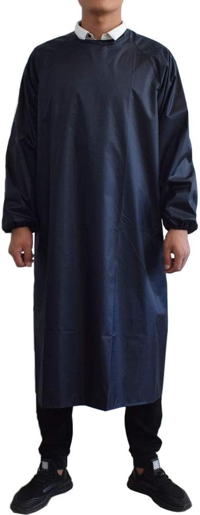 Waterproof Apron Long Sleeves,Waterproof Smock for Cleaning works,Butcher M08DB