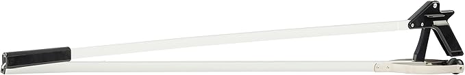Luxet Reacher Grabber Tool X-Long 80" Aluminum Suction Cup Jaw, Foldable Lightweight Reacher Grabber Pickup Tool, Gripper Grabbers for Elderly Grab it Reaching Tool Trash Picker Grabber (Black)