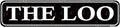 The Loo Vintage Metal Sign - Rustic Bathroom & Restroom Decor, 16" x 4"