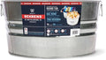 Behrens High Grade Steel 2GS 15 Gal Silver Galvanized Steel Round Tub