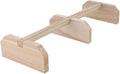 HANABASS 1piece Stand Chicken Toy Wooden Perch Rack for Hens Safe and Pet Play Stand for Parrots and Birds Chicken Roosting Bar for Coop Use