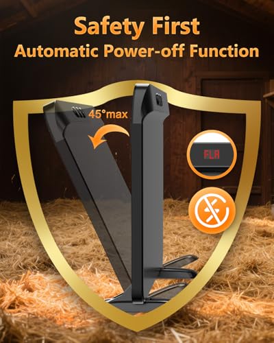 HOPOCO Smart Chicken Coop Heater with Efficient Thermostat - Black, 200W Safe Inside Radiant Flat Warmer - Image 2