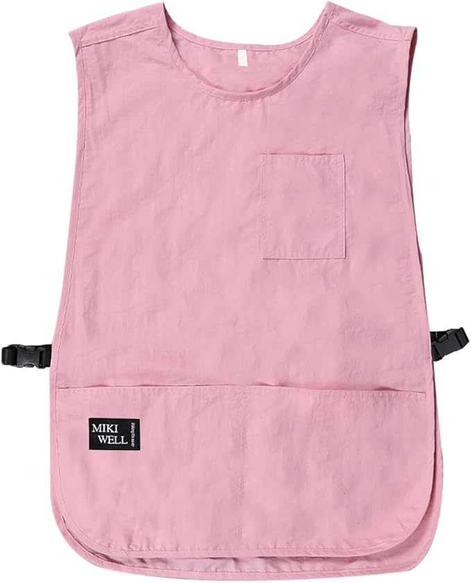 Waterproof Unisex Cobbler Apron with 4 Pockets Vest Style Ultralight Chef Waiter Work Overalls