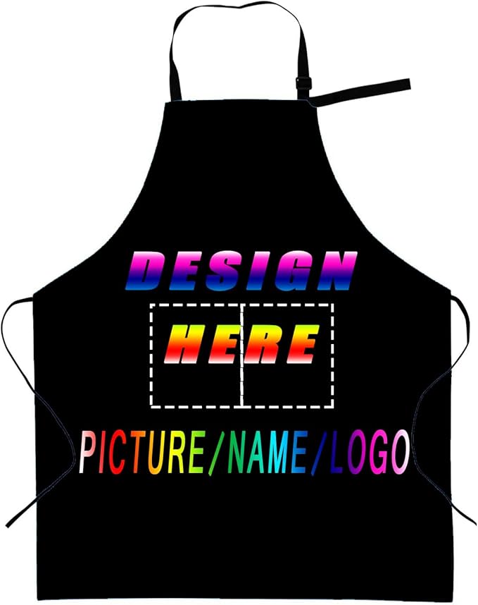 Shark Jumping Home Aprons 2 Pockets 33"×28" for Men Women, Ocean Sea Waterproof Kitchen Cooking Bib