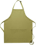 DayStar Apparel Bib Apron with Center Divided Pocket - Style #212