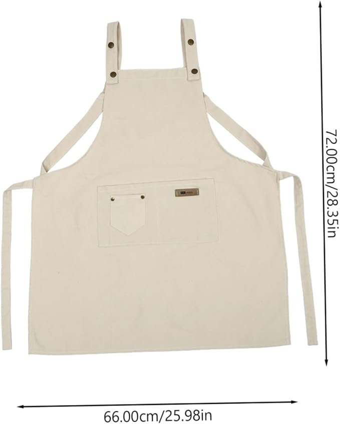 Cotton Kitchen Apron Women Smock for Cooking Waitress Accessories Oil Sleeveless Easy Clean