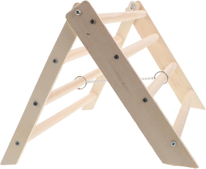 ibasenice Wooden Chicken Perch Stand for Chicks Safe Secure Roosting Bar for Poultry Easy Maintenance Detachable Design Enrichment Toy for Chicken Coop