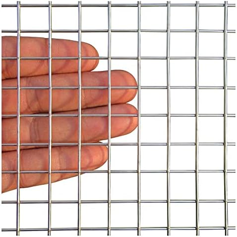 Durable Stainless Steel Welded Wire Mesh 1.2x20m for Chicken Coops, Poultry Cages & Garden Fencing - Corrosion-Resistant with Bonus Pliers for Versatile Use