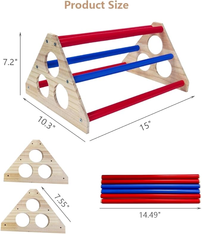 Chick Perch Wooden Roosting Bars with Sleeves Chick Stand Training Perch Chick Toy Accessories for Baby Chick Coop and Brooder Easy to Assemble and Clean