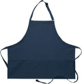 DayStar Apparel Premium Quality 3-Pocket Bib Apron with Adjustable Neck and Extra Long Ties - Style 200