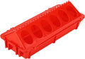 Zerodis Poultry Feeder, 12 Holes Thickened Plastic Feeding Tray for Chicken Duckling Bird Flip Top Multipurpose Poultry Feeder Chick Feeders for Brooder