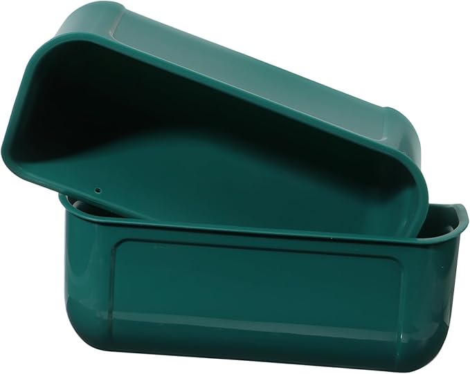Galvanized Chicken Feeder Large Capacity Poultry Feeder Auto Feed Trough for Birds Feed Trough Bucket