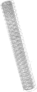 POPETPOP 1Roll Galvanized Chicken Coop Wire Fence X Heavy Duty Poultry Netting for Garden Protection Weatherproof Mesh for Animal Enclosures Easy to Install