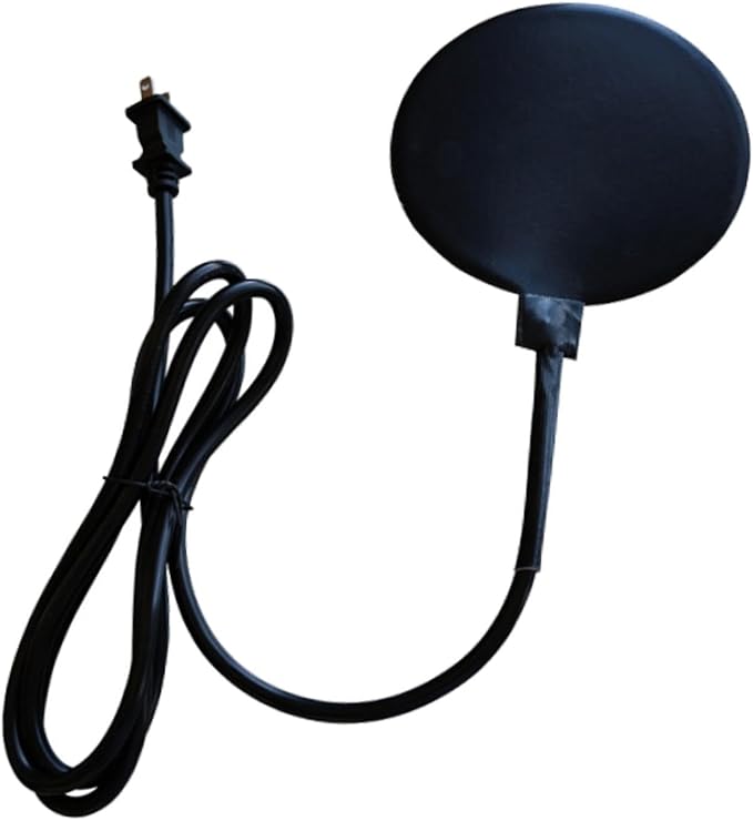Bird Bath Heater, Chicken Water Heating for Outdoors Heavy Duty US Plug Silicone Rubber for Patio Yard Duck Winter,30W