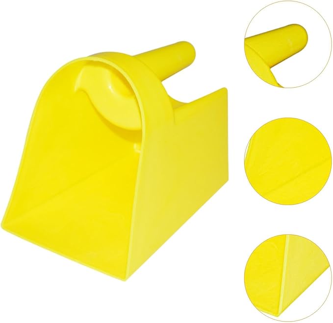 Heavy Duty Grain Scooper, Animal Feed Scooper, Reusable Stackable Feed Scoop for, Horse, Homesteaders