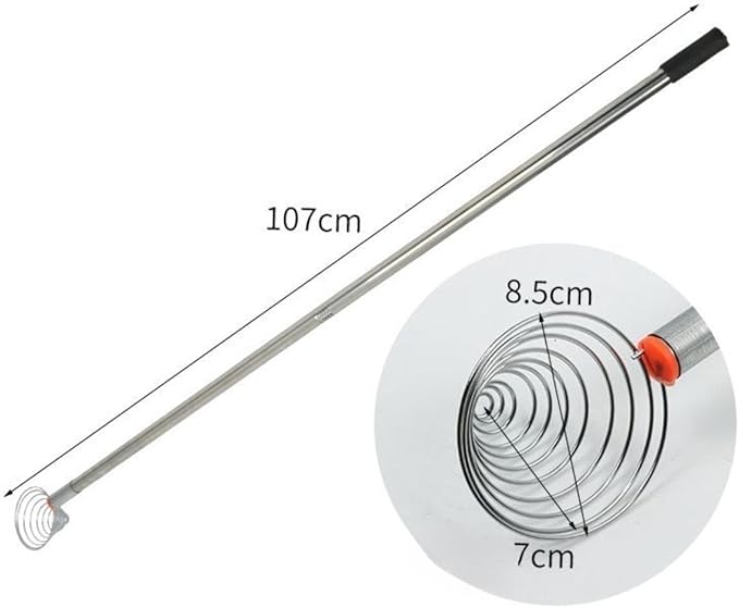 Peanut Picker Potato Picking Tool Multifunctional Stainless Steel Lightweight Elastic Mesh Flexible Egg Grabber Nut Gatherer