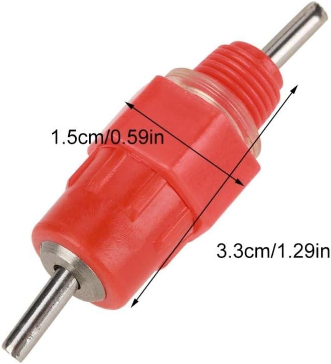 50Pcs Chicken Nipple Feeder, Automatic Chicken Waterer Nipple Drinker Feeders, Water Drinker Duck Hen Poultry Drinker, Fowl Drinker Kit for Chicken Quail Duck