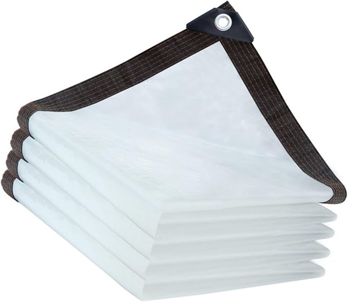 Multipurpose Reinforced Chicken House Tarp Thermal Insulation Cover with Fastening Rope for Garden Use Reinforced Edges Coops Tarp