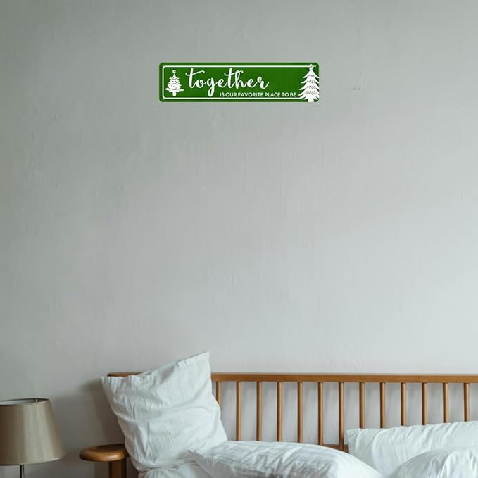 Family Sign Wall Decor Together Is My Favorite Place To Be Sign Vintage Metal Tin Signs Inspirational Quotes For Home Kitchen Bedroom Bar Cafe Club Wall Art Decor 16x4 Inches