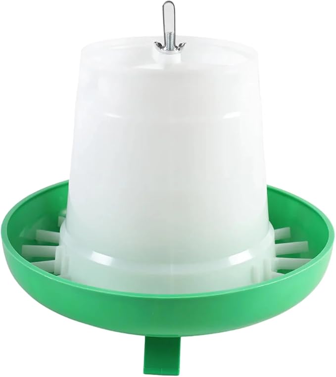 My Pet Chicken Farmight Open Top Hanging Feeder with Legs, 2 Colors, 3 Sizes (7lb)