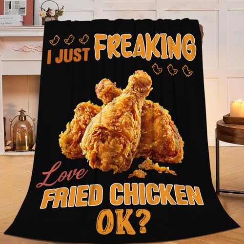 Fried Chicken Blanket Flannel Blankets Gifts for Girls 50"x40" - Image 2