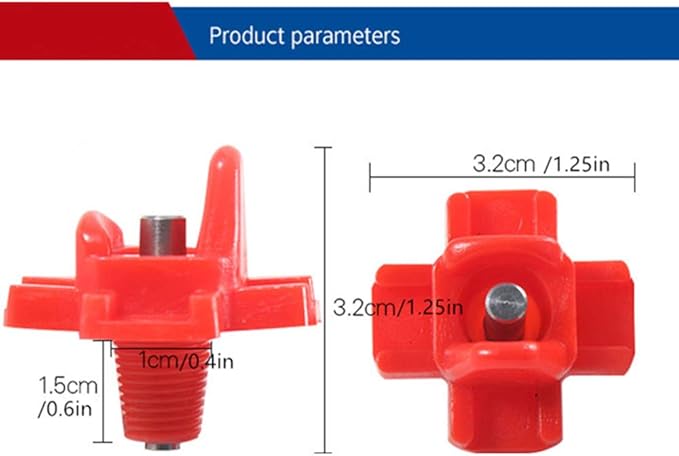 Doublewood 12Pcs Chicken Nipples Horizontal Side Mount Poultry Water Nipple Waterer Drinker Outdoors for Chicken Ducks Quail and Other Poultry (12)