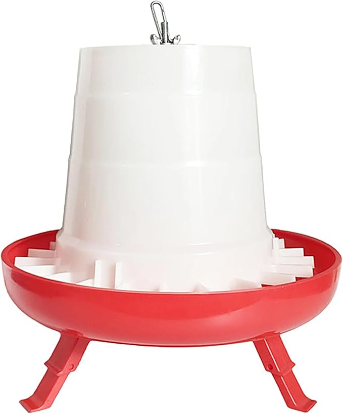 Farmight Open Top Hanging Feeder with Legs, 2 Colors, 3 Sizes (11lb)