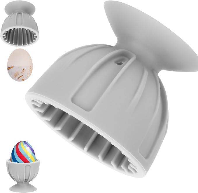Fresh Egg Brush, Egg Cleaning Brush Silicone, Egg Washer for Fresh Eggs,Cleaning Tools for Egg Washer (Grey), 2.32